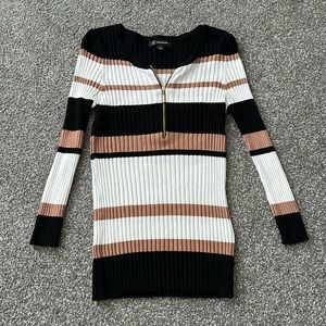 Inc long sleeve ribbed sweater